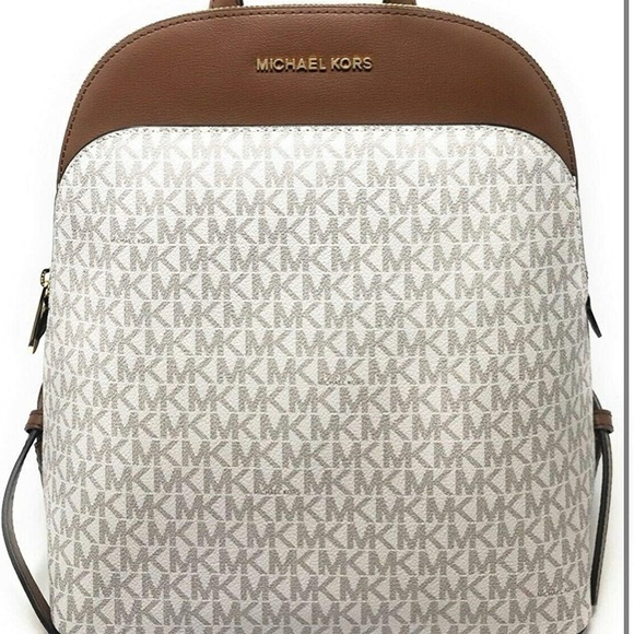 Michael Kors Emmy LG Dome Backpack (Vanilla) - Picture 6 of 14